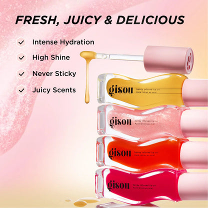 Honey Infused Hydrating Lip Oil - Gisou