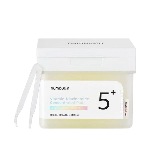 No.5 Vitamin-Niacinamide Concentrated Pad 180ml(70Pads) - Numbuzin