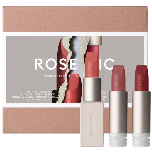 Satin Lip color Hydrating Lipstick Set - Rose Inc