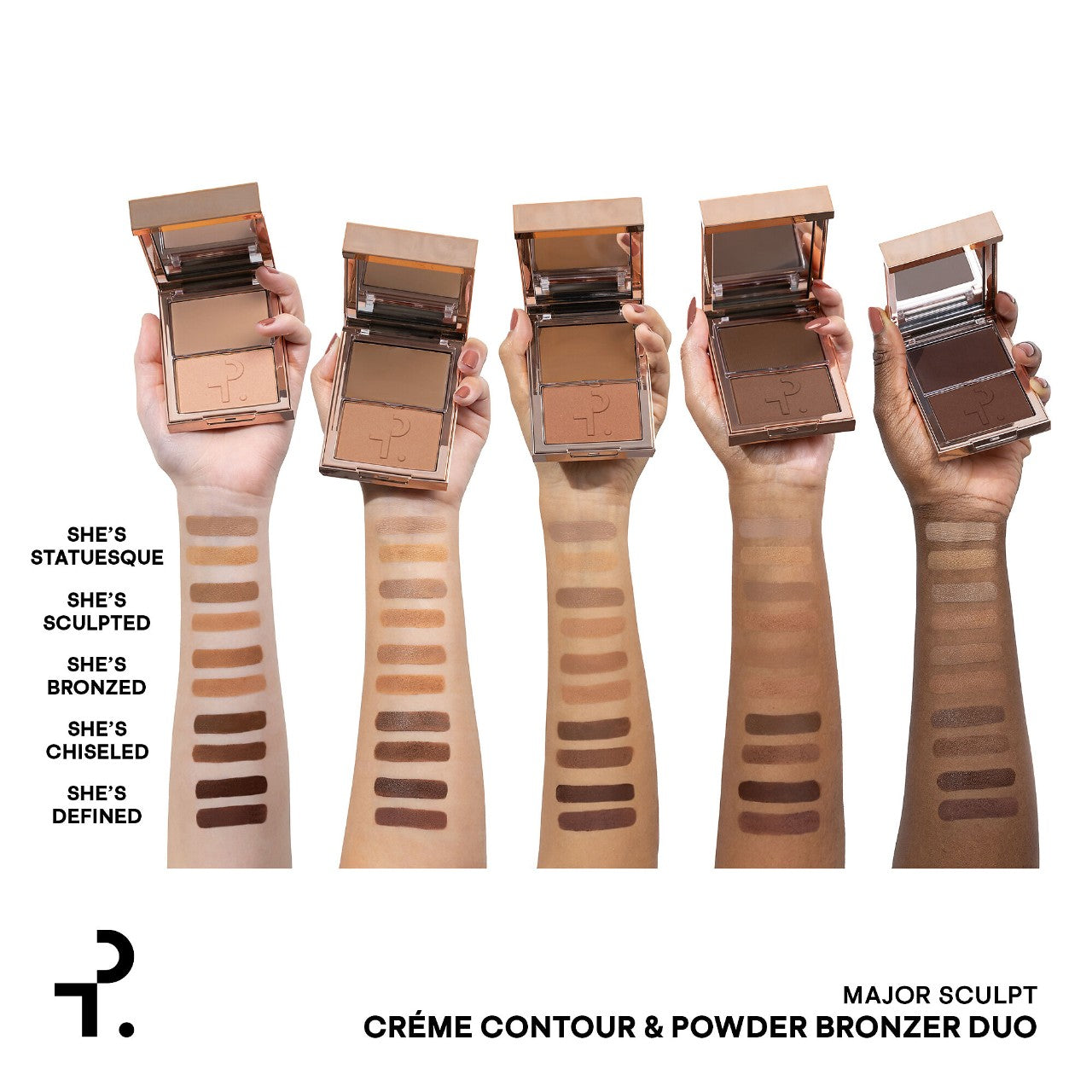 PREVENTA Major Sculpt Creme Contour & Powder Bronzer Duo - Patrick Ta